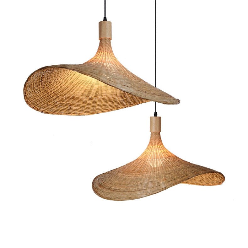 Moduro.co.uk Pendant lights Aemi Pendant – Handwoven Bamboo Light in Japandi Style