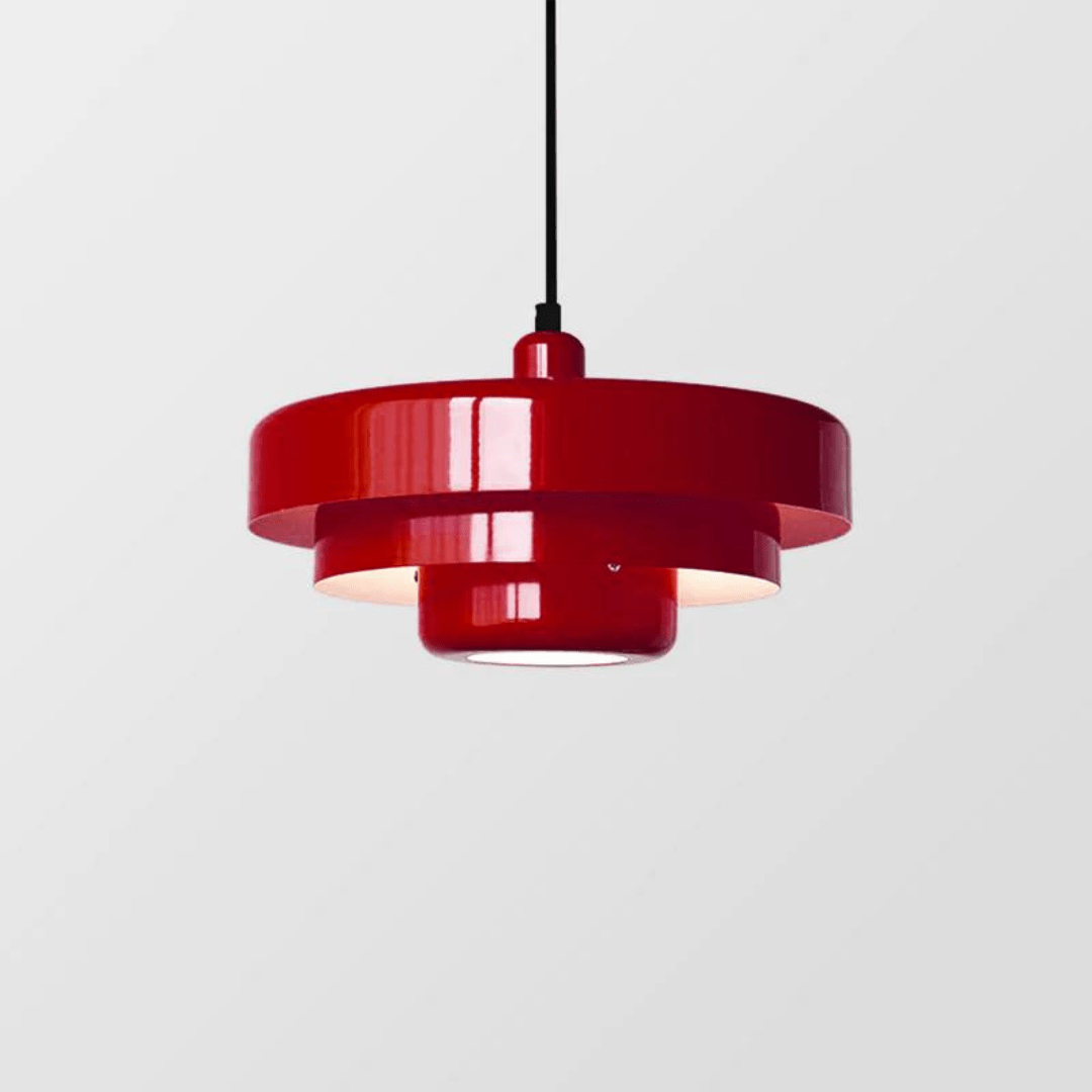 Moduro.co.uk Pendant lights Red Aureli – Modern Aluminium Pendant Light in Nordic Style