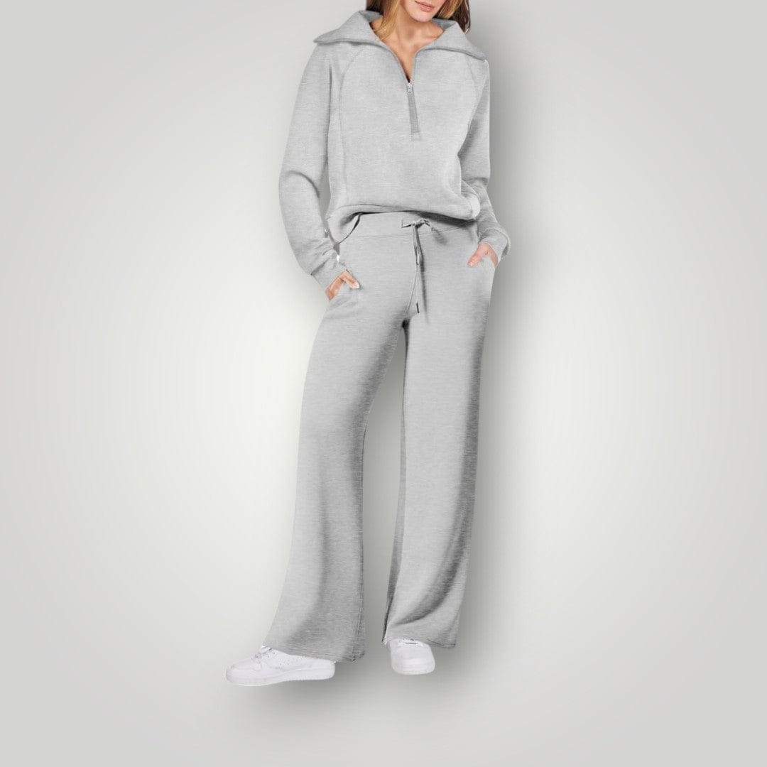 Moduro Loungewear Light Grey / S Kaerith | Luxury Loungewear Set for Women
