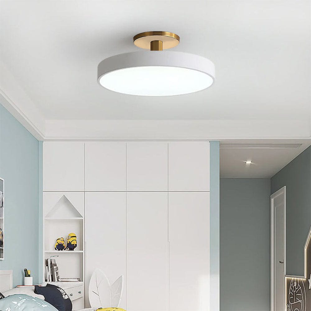 Moduro.co.uk Ceiling Light White / D30cm*H15cm-16W / White Light LumoCirca – Minimalist Round LED Ceiling Light – Modern Flush Mount Fixture
