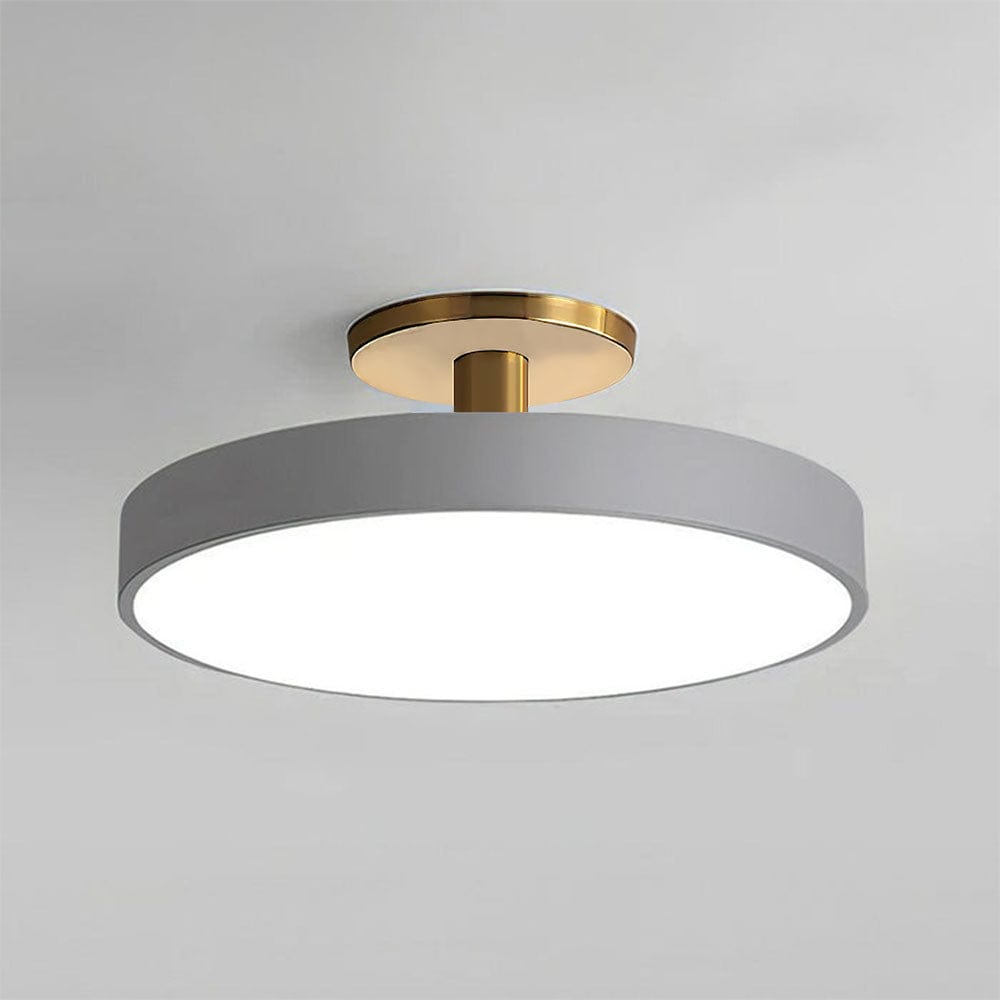 Moduro.co.uk Ceiling Light Grey / D30cm*H15cm-16W / White Light LumoCirca – Minimalist Round LED Ceiling Light – Modern Flush Mount Fixture
