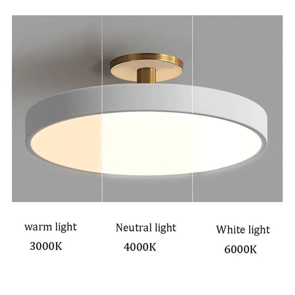 Moduro.co.uk Ceiling Light LumoCirca – Minimalist Round LED Ceiling Light – Modern Flush Mount Fixture
