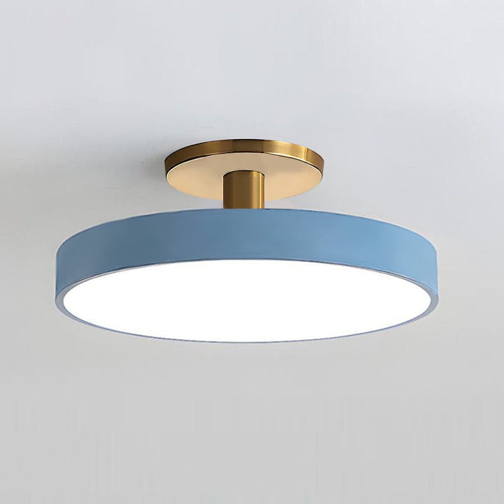 Moduro.co.uk Ceiling Light Blue / D30cm*H15cm-16W / White Light LumoCirca – Minimalist Round LED Ceiling Light – Modern Flush Mount Fixture