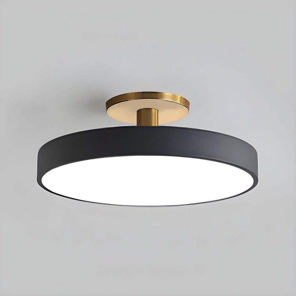 Moduro.co.uk Ceiling Light Black / D50cm*H15cm-36W / White Light LumoCirca – Minimalist Round LED Ceiling Light – Modern Flush Mount Fixture