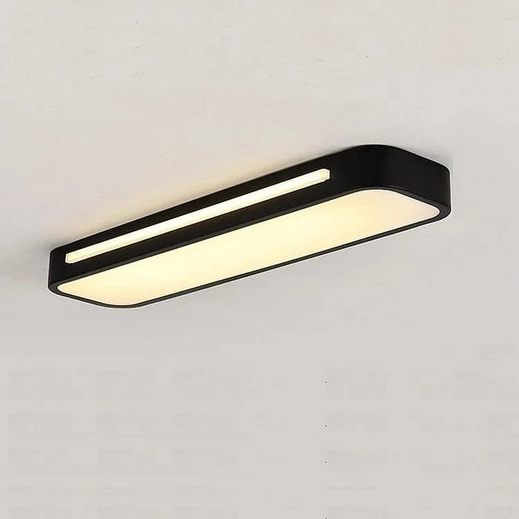 Moduro.co.uk Ceiling Light Nordic Minimalist Long LED Ceiling Light Fixture – Modern Iron & Acrylic – Energy Efficient