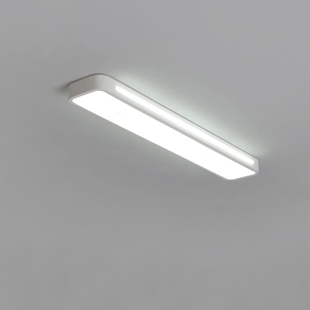 Moduro.co.uk Ceiling Light White / W48*D12*H4CM / White Light Nordic Minimalist Long LED Ceiling Light Fixture – Modern Iron & Acrylic – Energy Efficient