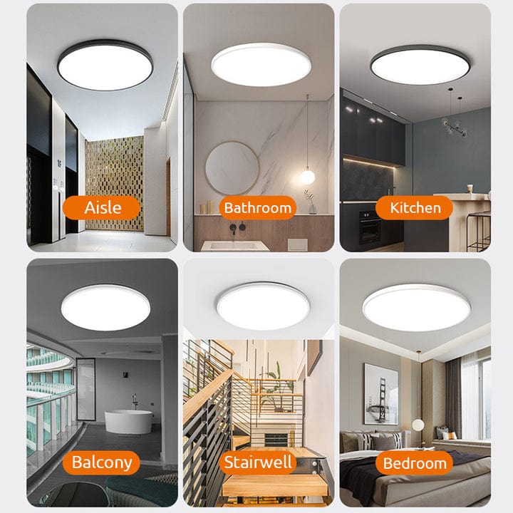 Moduro.co.uk Ceiling Light Nordura – Minimalism Round Ceiling Light – LED Flush Mount – Scandinavian Style