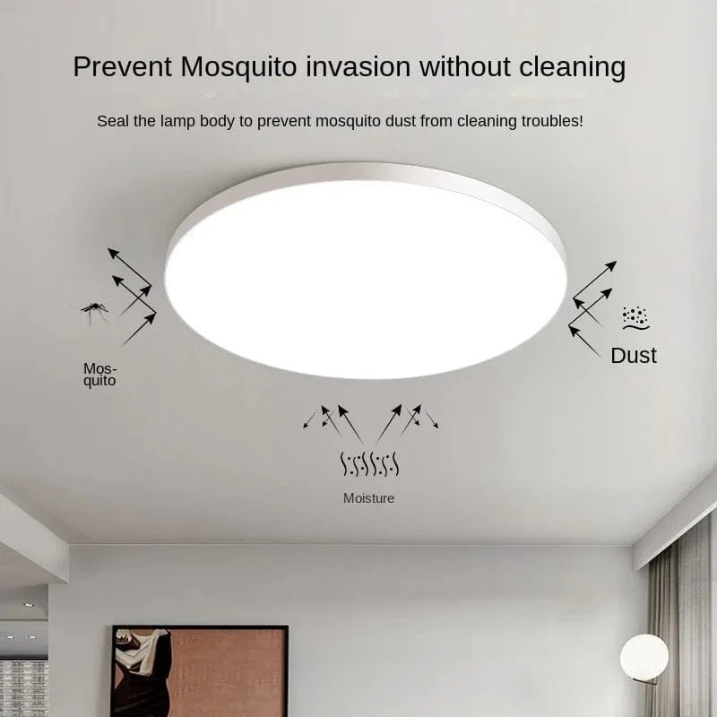 Moduro.co.uk Ceiling Light Nordura – Minimalism Round Ceiling Light – LED Flush Mount – Scandinavian Style