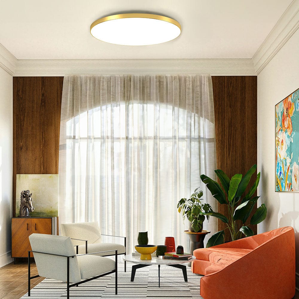 Moduro.co.uk Ceiling Light Nordura – Minimalism Round Ceiling Light – LED Flush Mount – Scandinavian Style