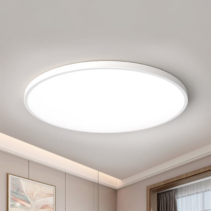 Moduro.co.uk Ceiling Light White / D23*H6cm(18W) / White Light Nordura – Minimalism Round Ceiling Light – LED Flush Mount – Scandinavian Style