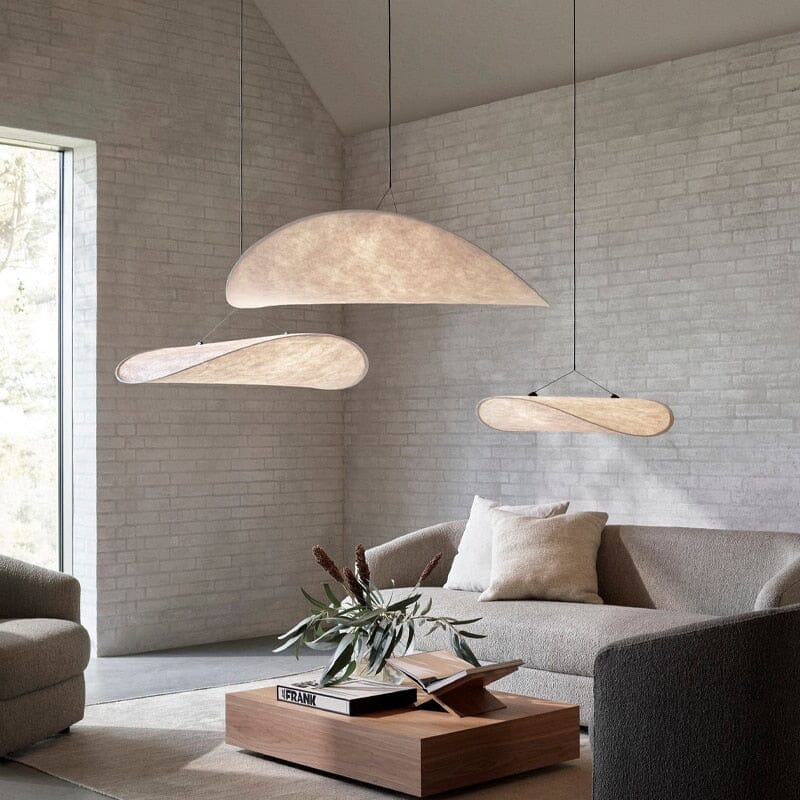 Moduro.co.uk Pendant lights Silka Pendant – Nordic Floating Light in Wabi Sabi Style