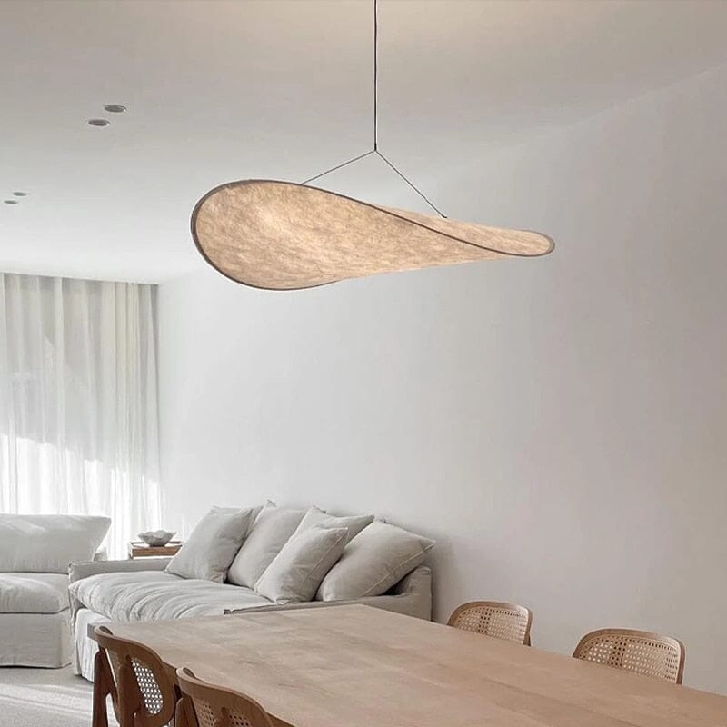 Moduro.co.uk Pendant lights D 7.8" x 23.6" / 20 x 60cm / 3000K Warm Light Silka Pendant – Nordic Floating Light in Wabi Sabi Style
