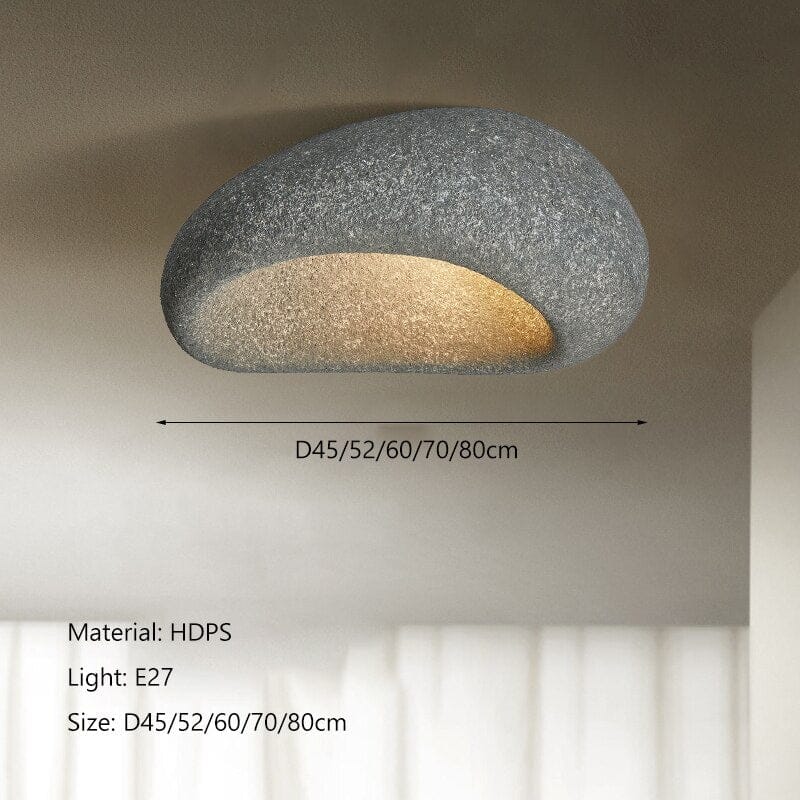 Moduro.co.uk ceiling lamps Wabi Glow – Japandi Flush Ceiling Light