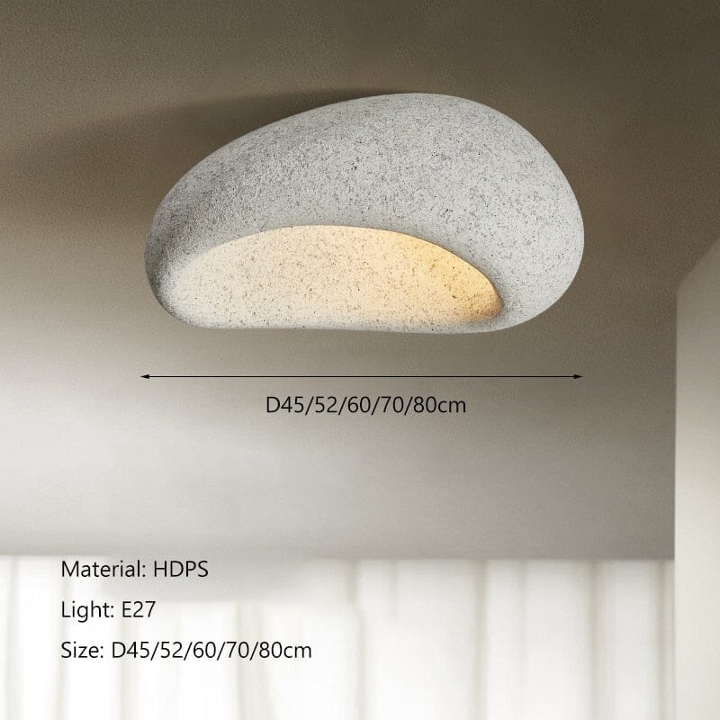 Moduro.co.uk ceiling lamps Wabi Glow – Japandi Flush Ceiling Light