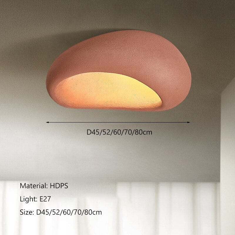 Moduro.co.uk ceiling lamps Wabi Glow – Japandi Flush Ceiling Light