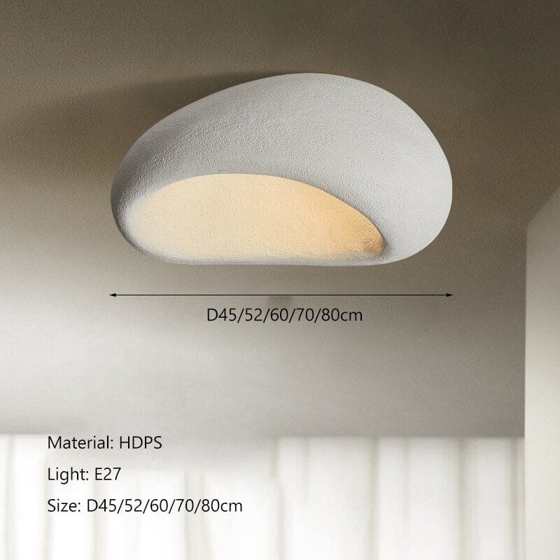 Moduro.co.uk ceiling lamps Wabi Glow – Japandi Flush Ceiling Light