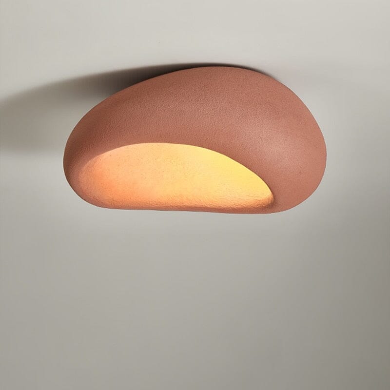 Moduro.co.uk ceiling lamps Red / Warm white | 17.7" / 45cm Wabi Glow – Japandi Flush Ceiling Light