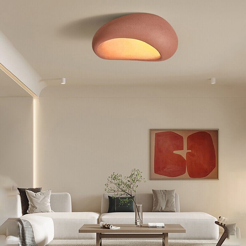 Moduro.co.uk ceiling lamps Wabi Glow – Japandi Flush Ceiling Light