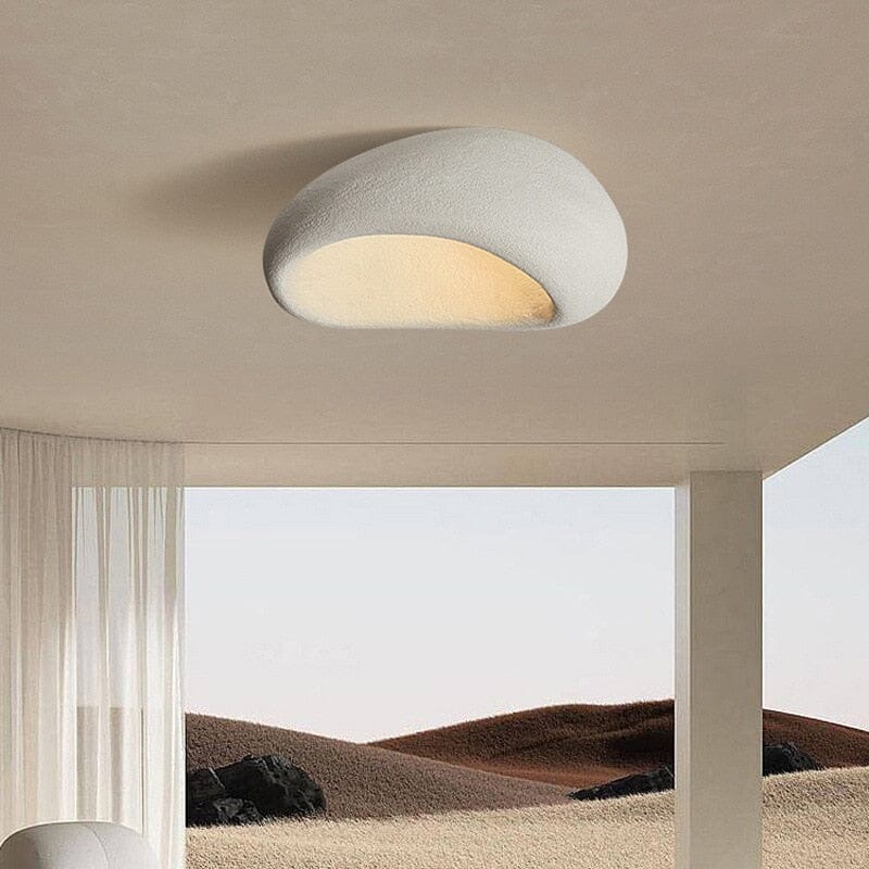 Moduro.co.uk ceiling lamps White / Warm white | 17.7" / 45cm Wabi Glow – Japandi Flush Ceiling Light