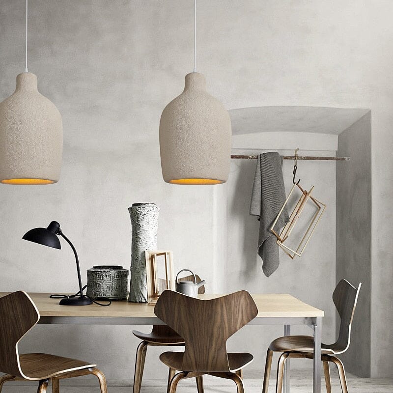 Moduro.co.uk Pendant lights Wabi Pendant Light – Japandi Style Resin Ceiling Lamp
