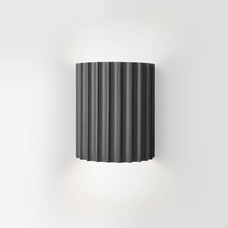 Moduro.co.uk Wall Lamp Grey / 14x17 cm (5.5x6.7 Inches) Wall Resin Lamp – Modern LED Wall Light – Resin & Metal – Minimalist Design
