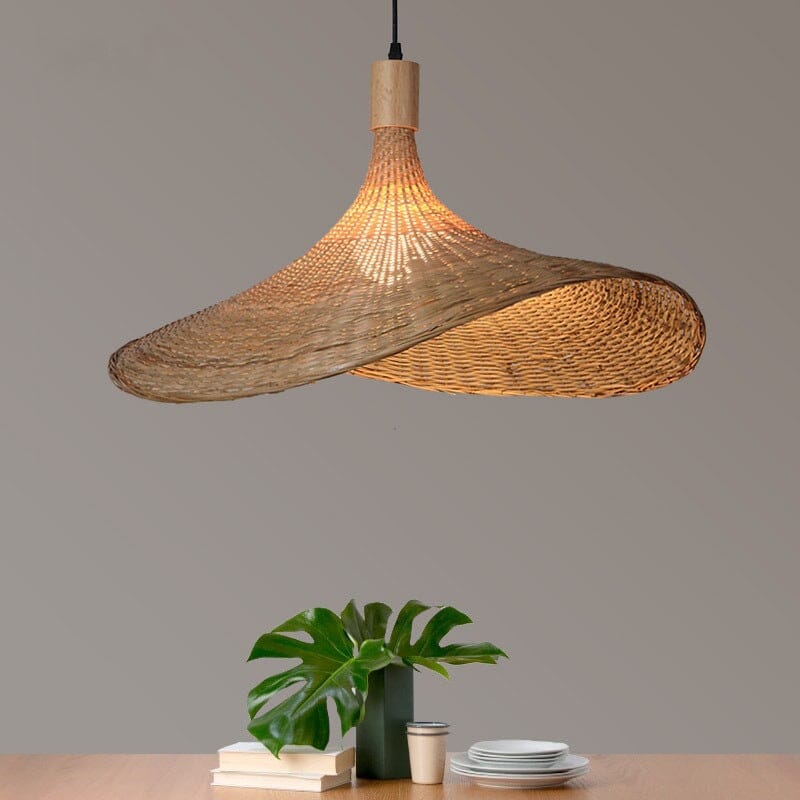 Moduro.co.uk Pendant lights 30cm Aemi Pendant – Handwoven Bamboo Light in Japandi Style