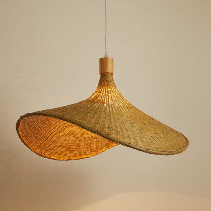 Moduro.co.uk Pendant lights Aemi Pendant – Handwoven Bamboo Light in Japandi Style