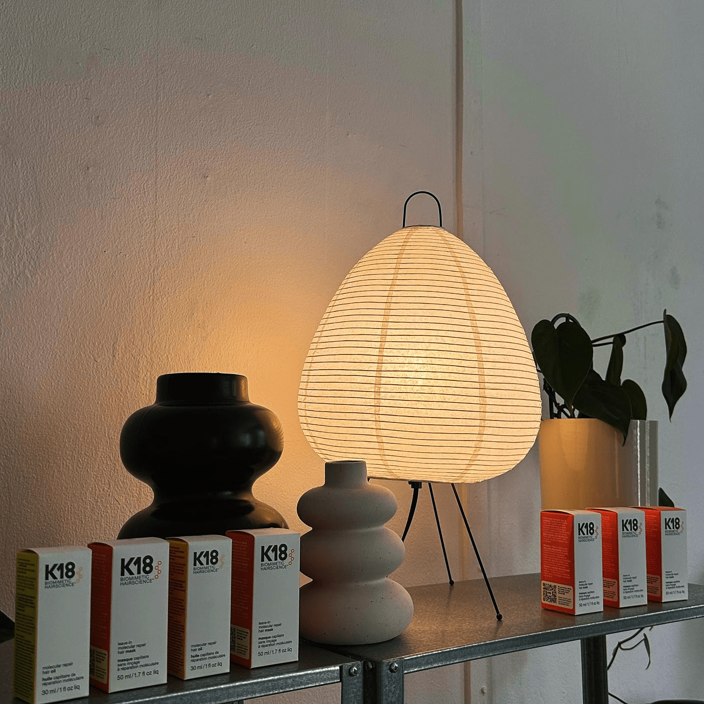 Moduro.co.uk Table Lamps AuriZen – Japanese Rice Paper Lamp – LED – Wabi-Sabi Inspired – Bedside & Desk