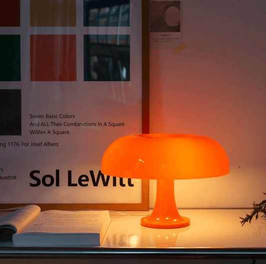 Moduro.co.uk Desk Lamps Orange AuroMush – Nordic Mushroom Table Lamp – LED – Rechargeable – Desk & Reading Lamp