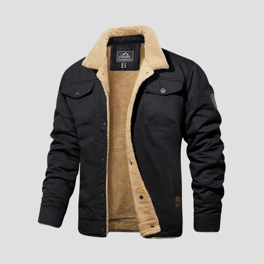 Moduro Jacket Black / S Devon | Fleece Collar Jacket