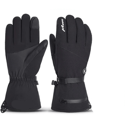 Moduro.co.uk Gloves & Mittens Black (for skiing) / M Heated Winter Gloves – Electric Heated Gloves – 7,4 V Battery – 45–60°C Warmth