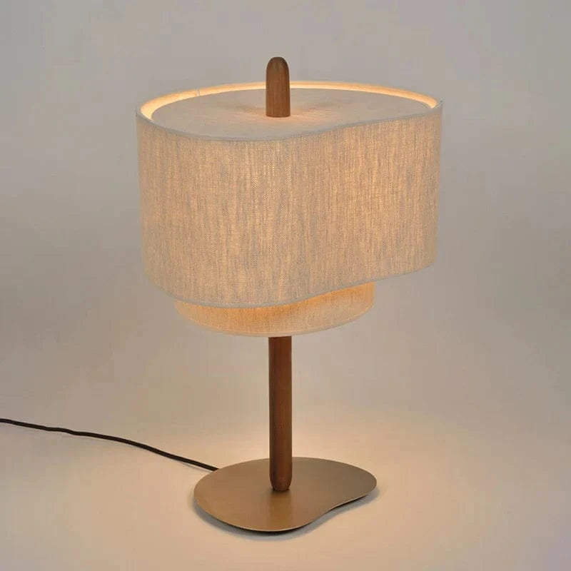 Moduro.co.uk Chandelier Japanese Chandelier – Wabi Sabi Fabric Pendant Light – Minimalist Japandi Style – Adjustable 300cm Wire – E27