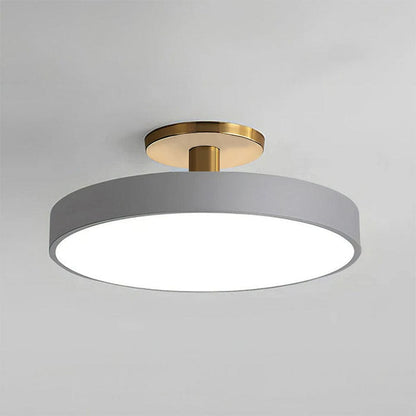 Moduro.co.uk Ceiling Light Grey / D30cm*H15cm-16W / White Light LumoCirca – Minimalist Round LED Ceiling Light – Modern Flush Mount Fixture