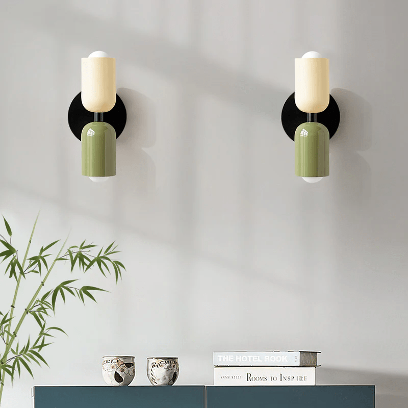 Moduro.co.uk Wall Lamp LumoDuo – Colorful Double Head Wall Lamp – Modern Metal Up & Down Lighting