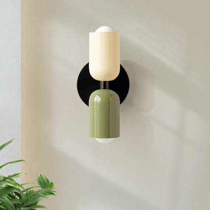 Moduro.co.uk Wall Lamp LumoDuo – Colorful Double Head Wall Lamp – Modern Metal Up & Down Lighting