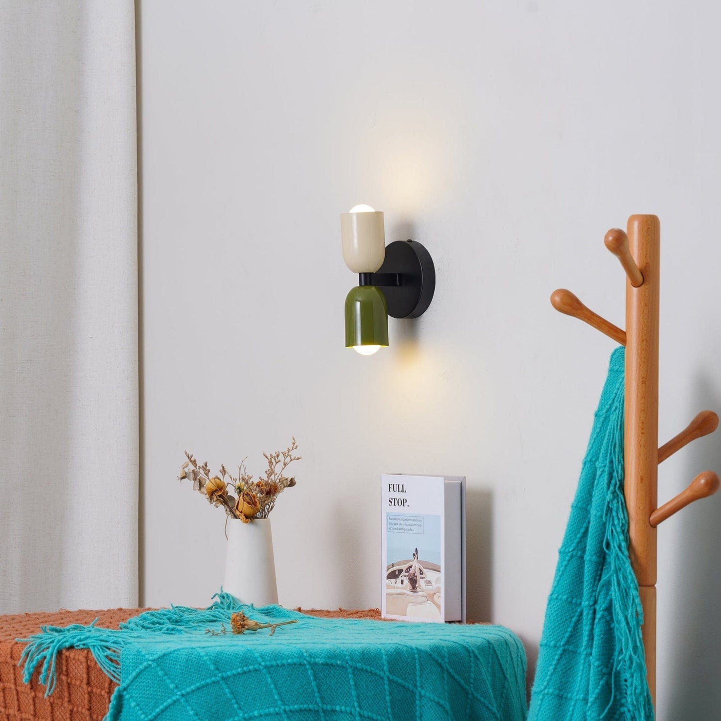 Moduro.co.uk Wall Lamp LumoDuo – Colorful Double Head Wall Lamp – Modern Metal Up & Down Lighting