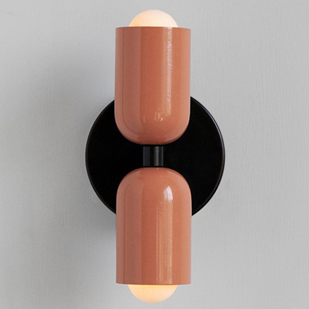 Moduro.co.uk Wall Lamp Pink / D12×H23cm LumoDuo – Colorful Double Head Wall Lamp – Modern Metal Up & Down Lighting
