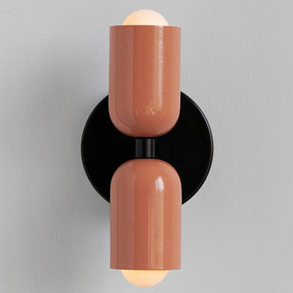 Moduro.co.uk Wall Lamp Pink / D12×H23cm LumoDuo – Colorful Double Head Wall Lamp – Modern Metal Up & Down Lighting