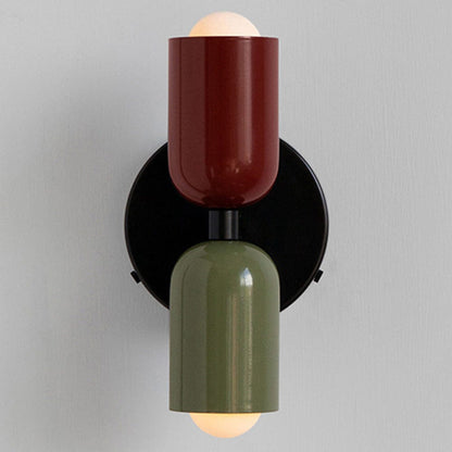 Moduro.co.uk Wall Lamp Red+Green / D12×H23cm LumoDuo – Colorful Double Head Wall Lamp – Modern Metal Up & Down Lighting