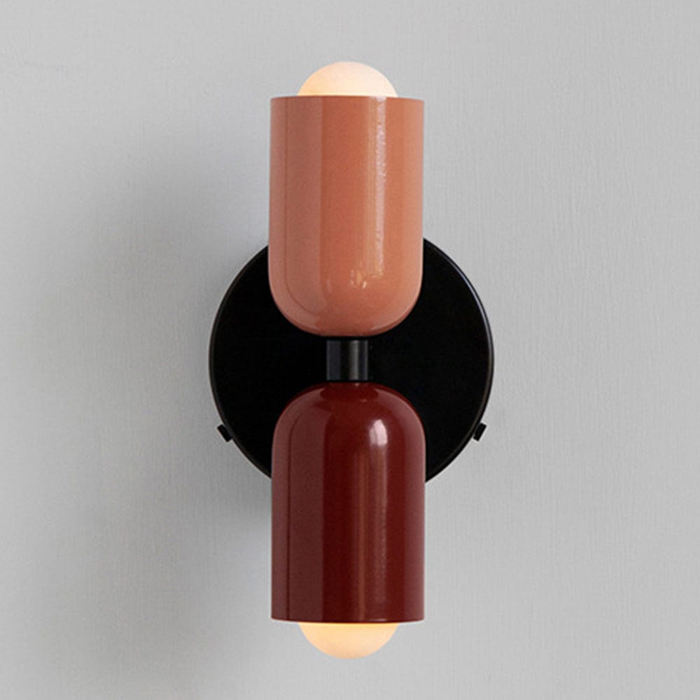 Moduro.co.uk Wall Lamp Pink+Red / D12×H23cm LumoDuo – Colorful Double Head Wall Lamp – Modern Metal Up & Down Lighting