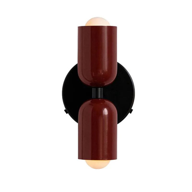 Moduro.co.uk Wall Lamp Red / D12×H23cm LumoDuo – Colorful Double Head Wall Lamp – Modern Metal Up & Down Lighting