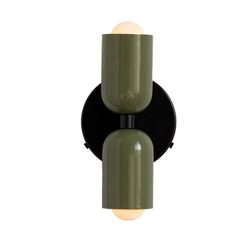 Moduro.co.uk Wall Lamp Green / D12×H23cm LumoDuo – Colorful Double Head Wall Lamp – Modern Metal Up & Down Lighting