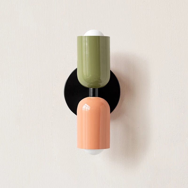 Moduro.co.uk Wall Lamp Green+Pink / D12×H23cm LumoDuo – Colorful Double Head Wall Lamp – Modern Metal Up & Down Lighting