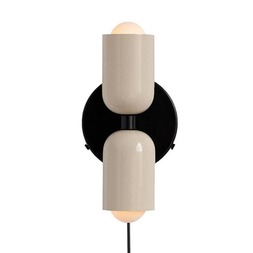 Moduro.co.uk Wall Lamp White / D12×H23cm LumoDuo – Colorful Double Head Wall Lamp – Modern Metal Up & Down Lighting