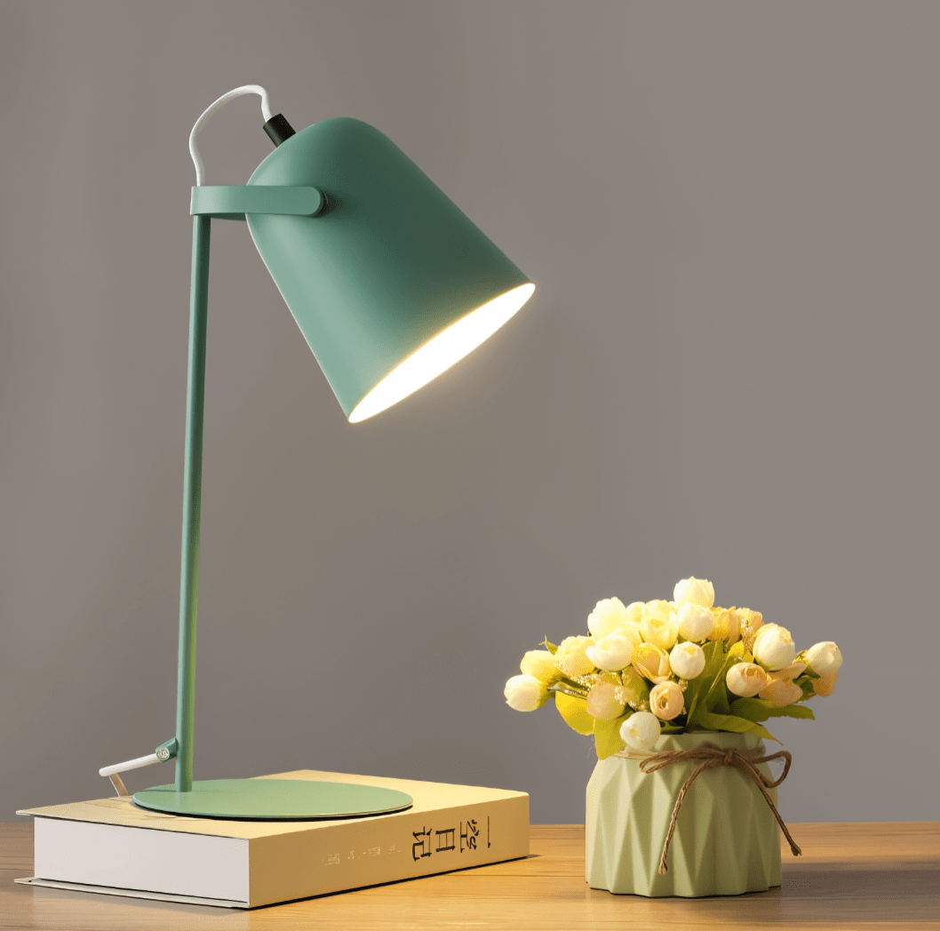 Moduro.co.uk Table Lamps Green Macaron Table Lamp – Nordic Desk Lamp – Adjustable Reading Light – Kids Lamp