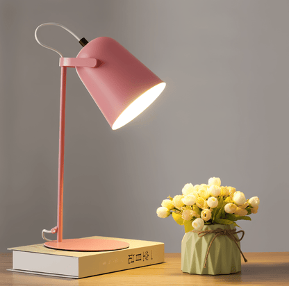 Moduro.co.uk Table Lamps Rose Macaron Table Lamp – Nordic Desk Lamp – Adjustable Reading Light – Kids Lamp