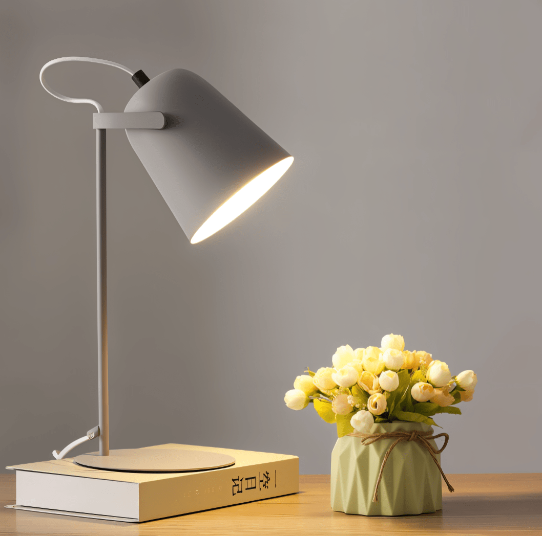 Moduro.co.uk Table Lamps Grey Macaron Table Lamp – Nordic Desk Lamp – Adjustable Reading Light – Kids Lamp
