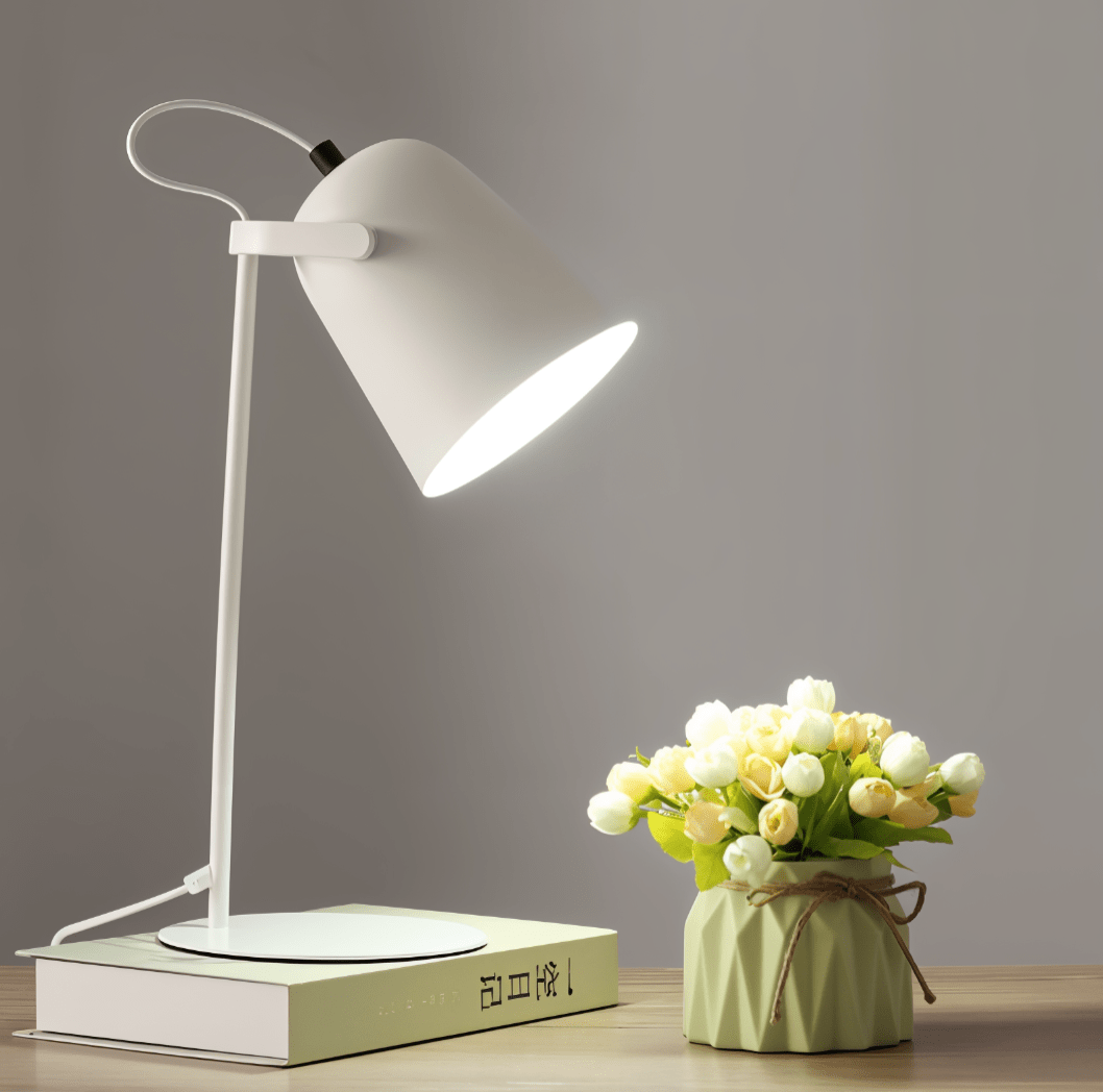 Moduro.co.uk Table Lamps White Macaron Table Lamp – Nordic Desk Lamp – Adjustable Reading Light – Kids Lamp