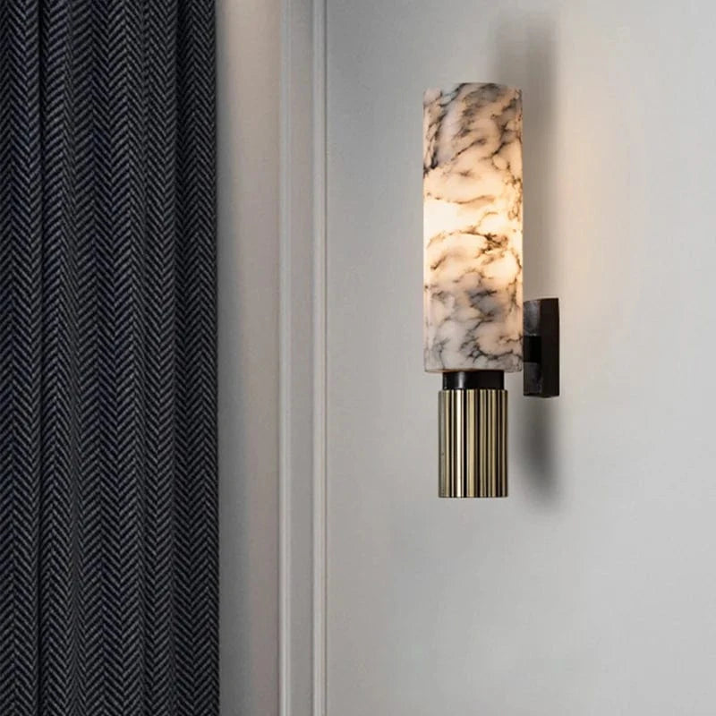 Moduro.co.uk Wall Light Fixtures Marble Wall Lamp – Modern LED Wall Light – Natural Marble & Metal – Luxury Design – Ambient Lighting