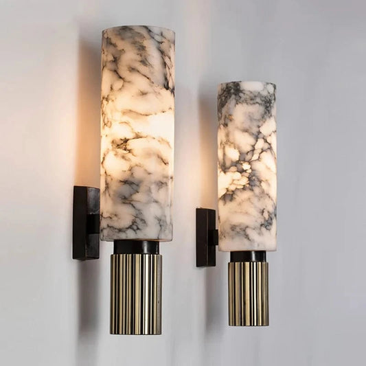 Moduro.co.uk Wall Light Fixtures Marble Wall Lamp – Modern LED Wall Light – Natural Marble & Metal – Luxury Design – Ambient Lighting